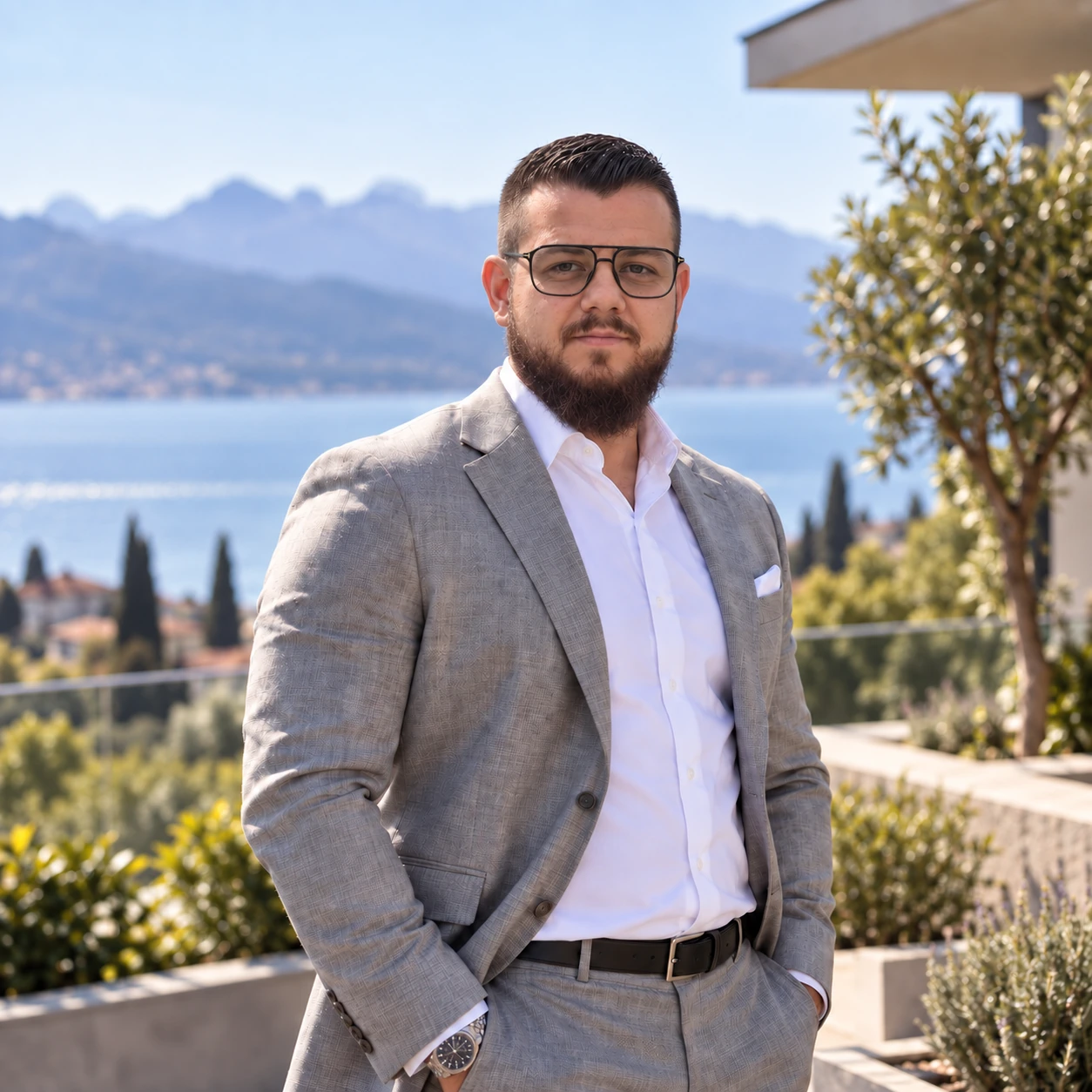 Portrait fourni par Lazar Iliev pour la présentation de son entreprise